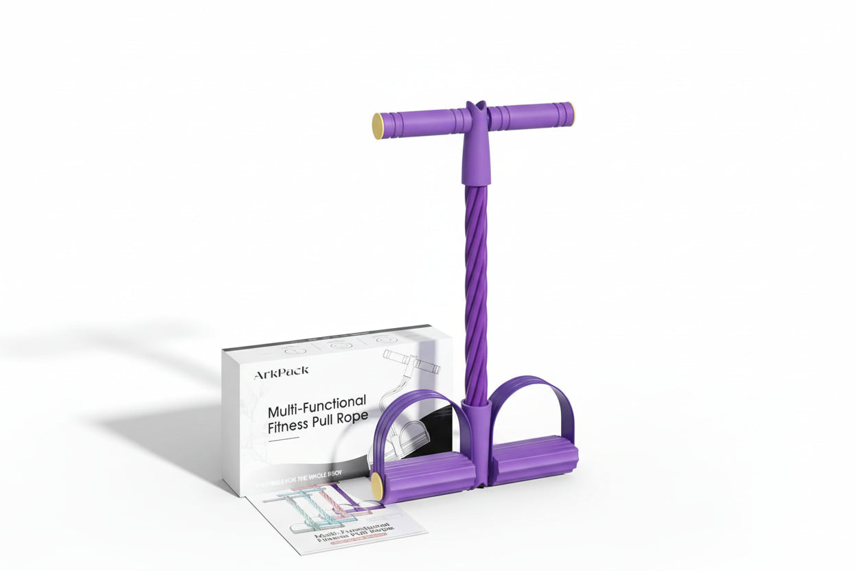 Multifunction Tension Rope 6-Tube Elastic Yoga Pedal Puller